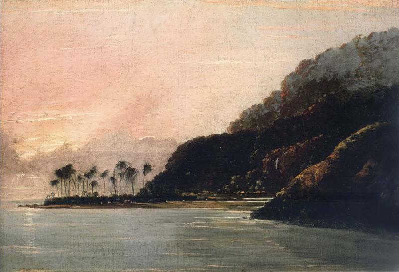 unknow artist A View of Point Venus and Matavai Bay,Looking east